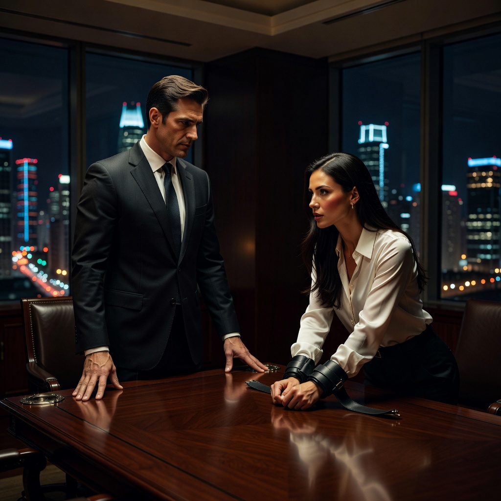 Intense BDSM Office Affair: Bound Desire and Forbidden Pleasure