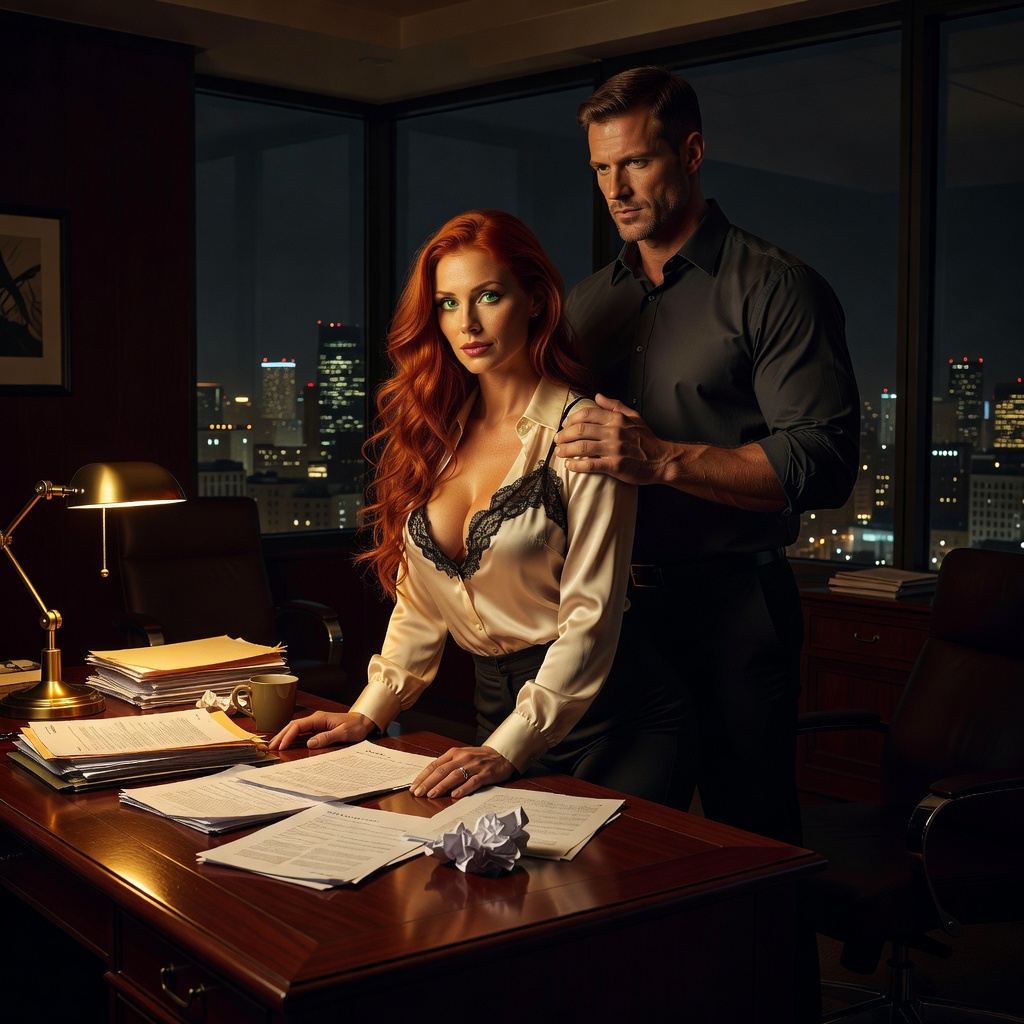 Steamy Office Affair: Boss and Secretary's Forbidden Passion