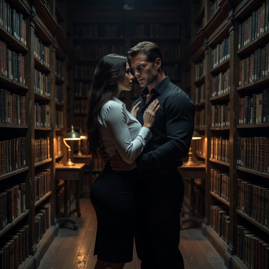 Forbidden Library Passion: A Steamy Erotic Encounter