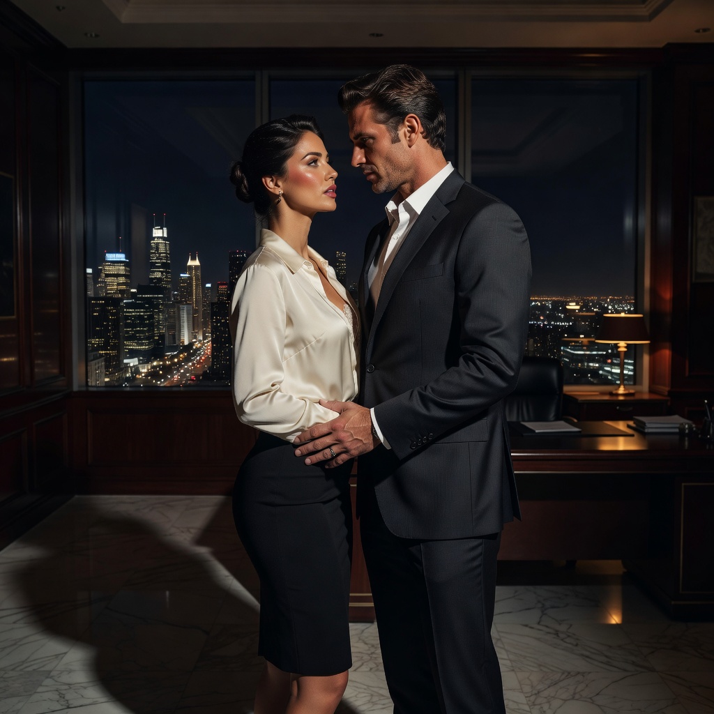 Forbidden Office Passion: Boss and Secretary's Steamy Encounter