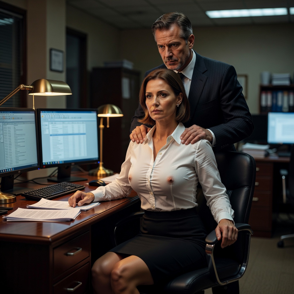 Raw Office Threesome: My Boss and Colleague Took Me Hard